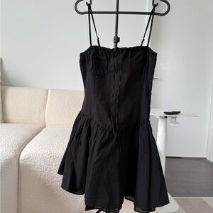 OAK + FORT Black Mini Dress
